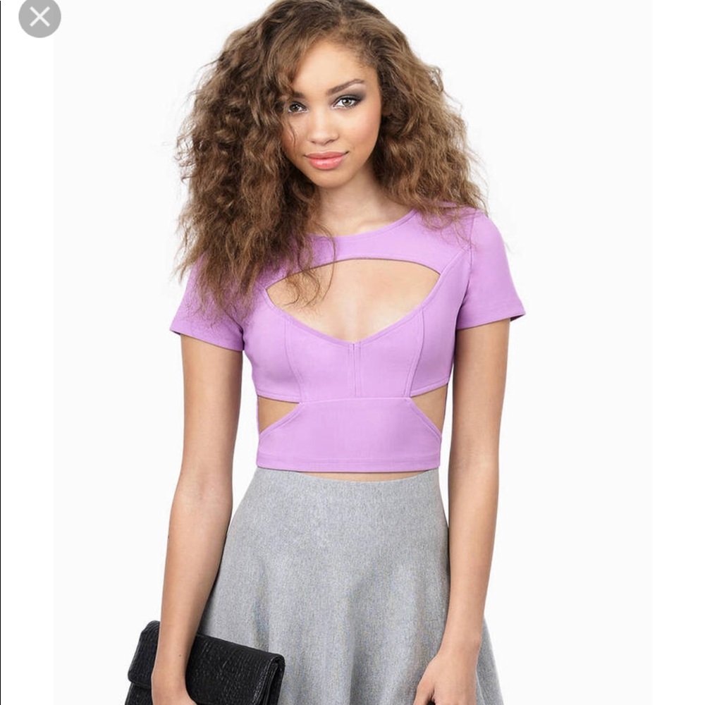 Toni triple threat crop top M